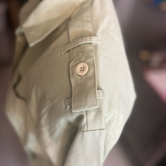 VINTAGE LERNER! Polyester Military Style Dress - Picture 6 of 6